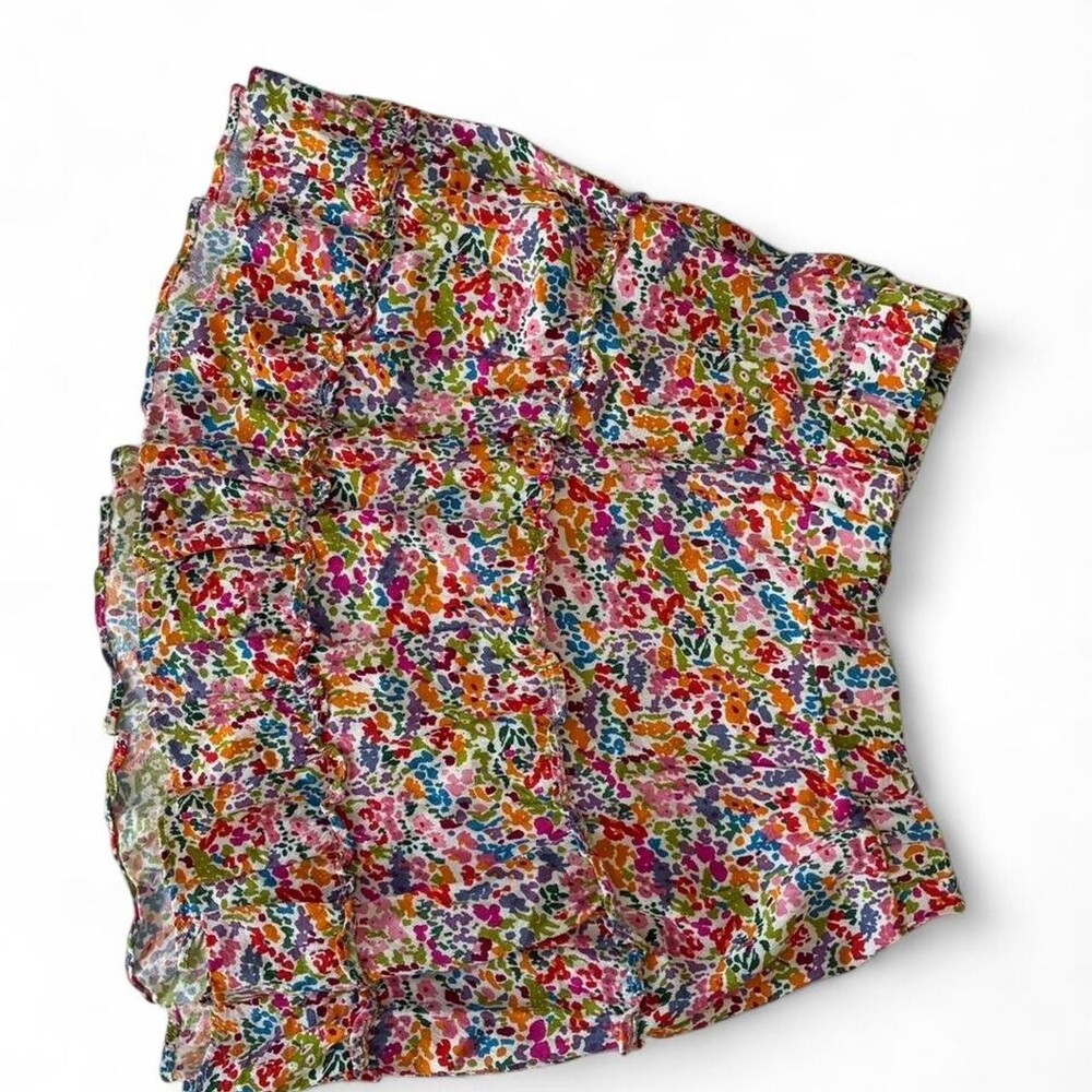 Bright floral mini skirt Size S #floral #summer